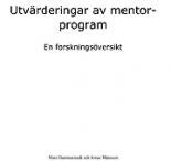 omslag utvärdering av mentorprojekt