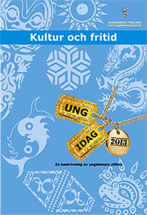 Bling bling! Guldsmycke med präglad text: Ung idag  2013