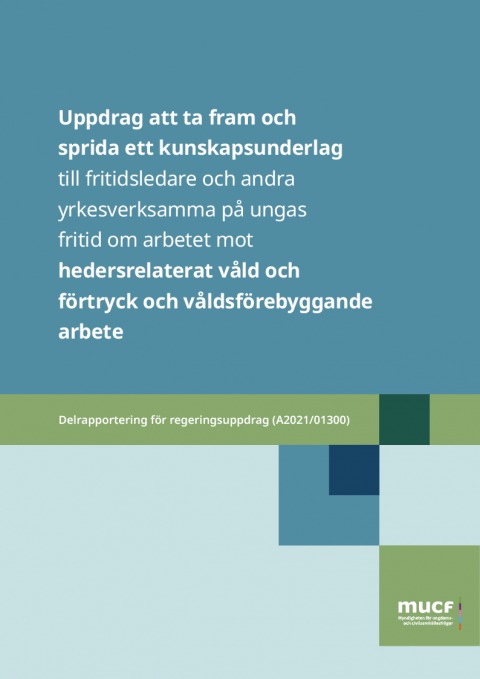 Kunskapsunderlag Till Fritidsledare Och Andra Yrkesverksamma Om ...