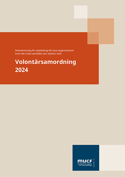 Framsida rapport volontärsamordning 2024